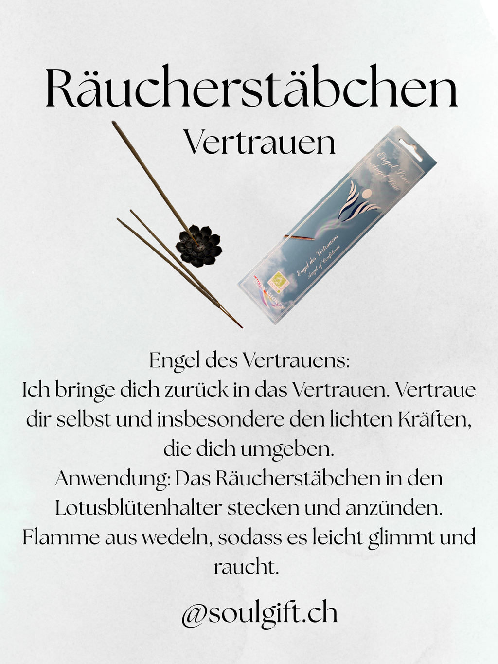Räucherstäbchen Vertrauen