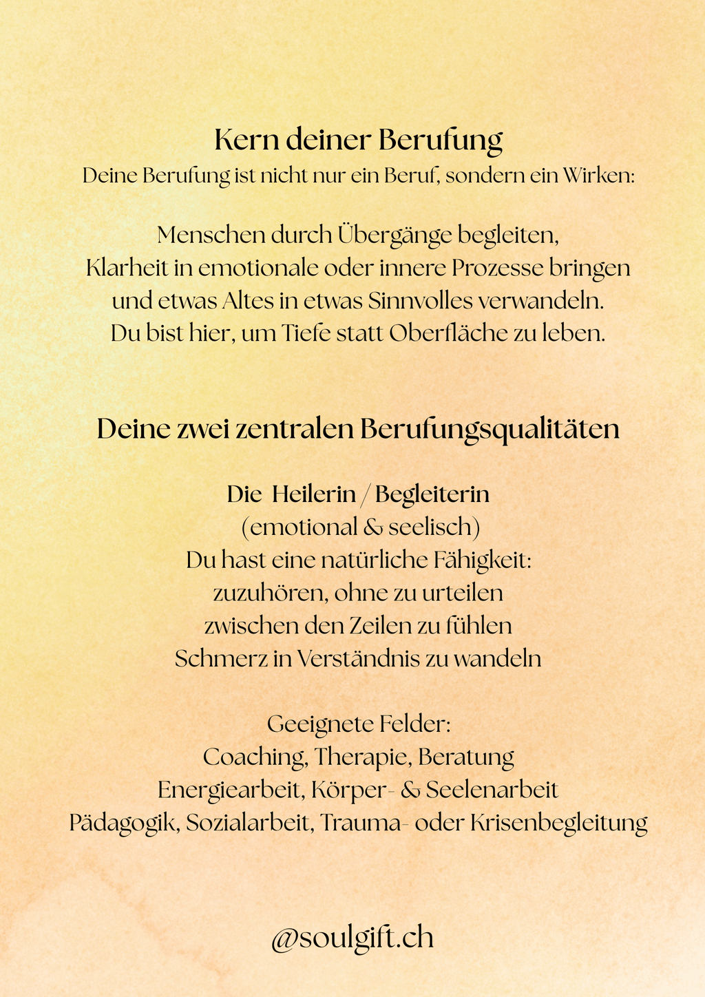 Seelenbotschaft