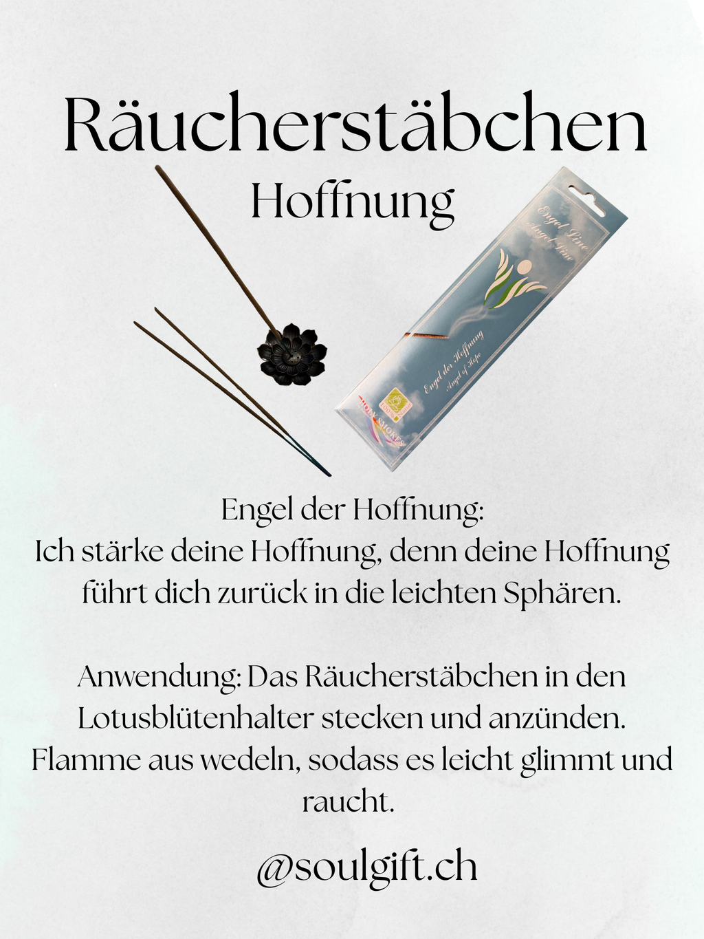 Räucherstäbchen Hoffnung