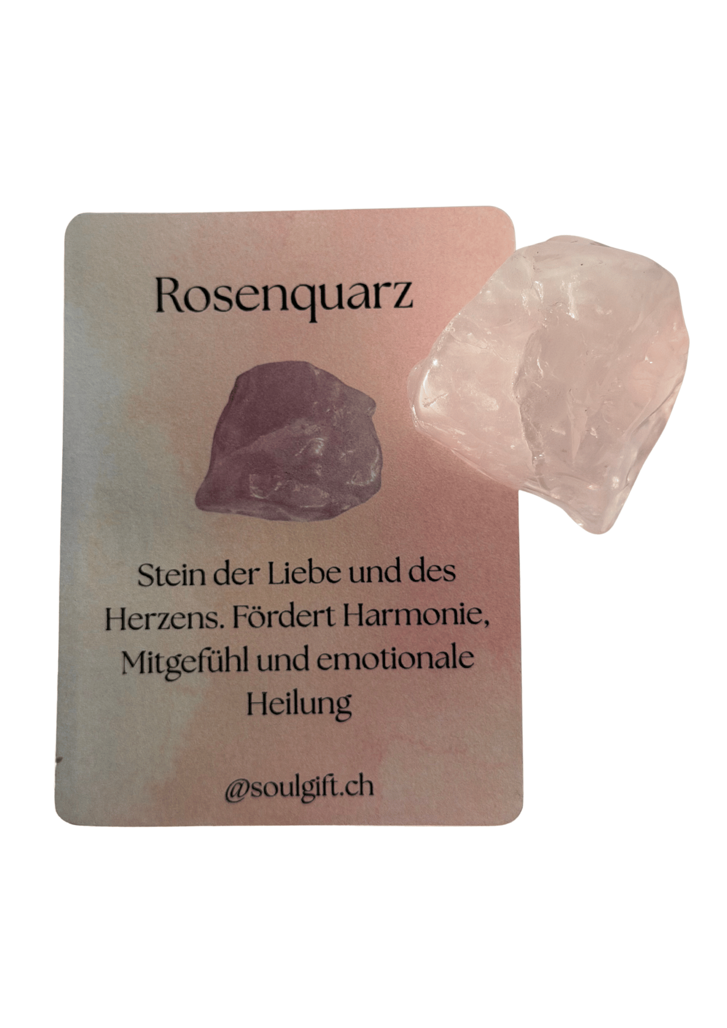 Rosenquarz roh