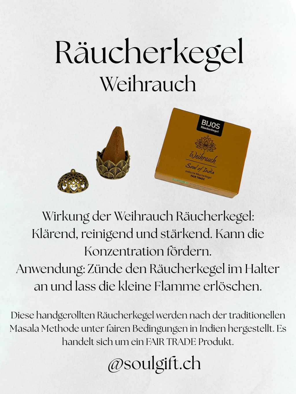 Räucherkegel Weihrauch