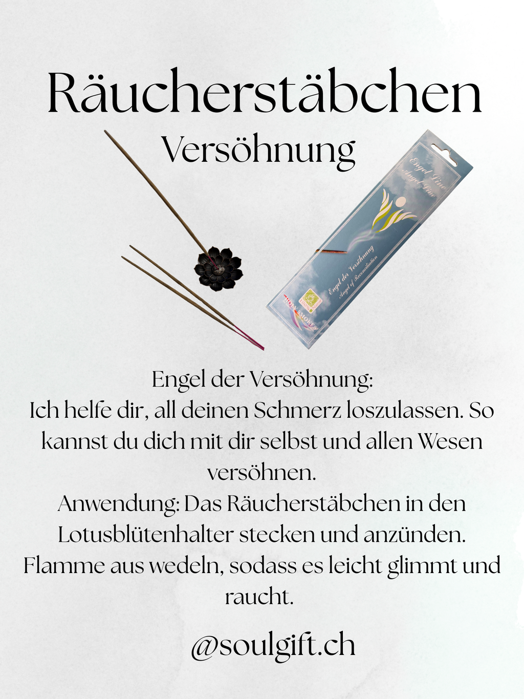 Räucherstäbchen Versöhnung