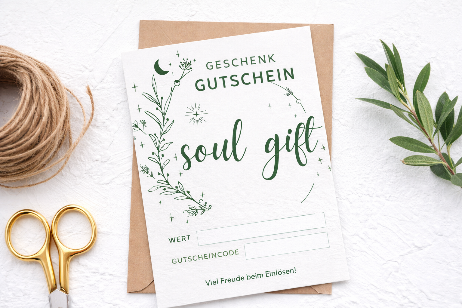 Digitaler Geschenk Gutschein